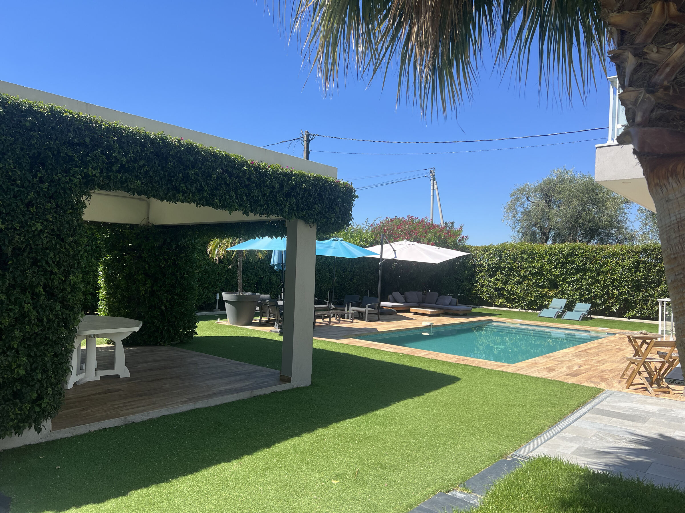 Piscine privée à louer à Nice - Villa Mirango